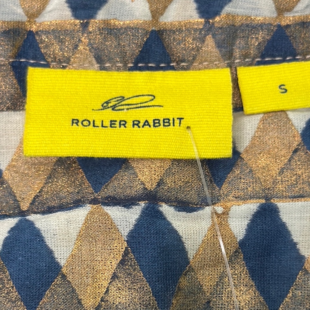 Roller Rabbit Geometric Pattern Violet Dress Size Small - Picture 8 of 11